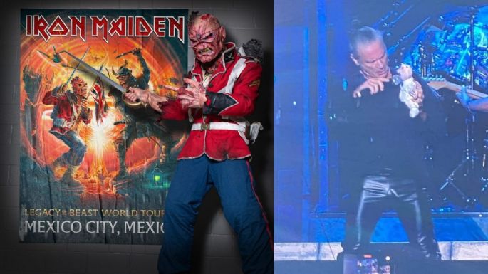 El doctor Simi se roba el show de Iron Maiden en el Foro Sol y canta con ellos