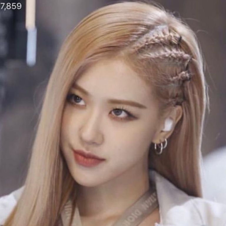 peinados de Rosé de BLACKPINK para cabello largo