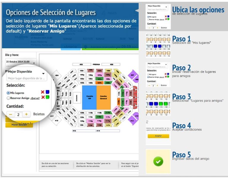 Checa cómo apartar boletos para los conciertos en SuperBoletos