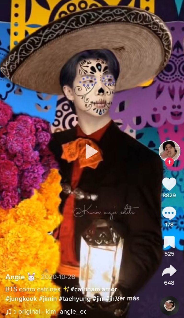 BTS disfraces catrina 