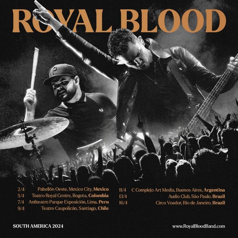 Tenemos información sobre el concierto de Royal Blood en Pabellón Oeste