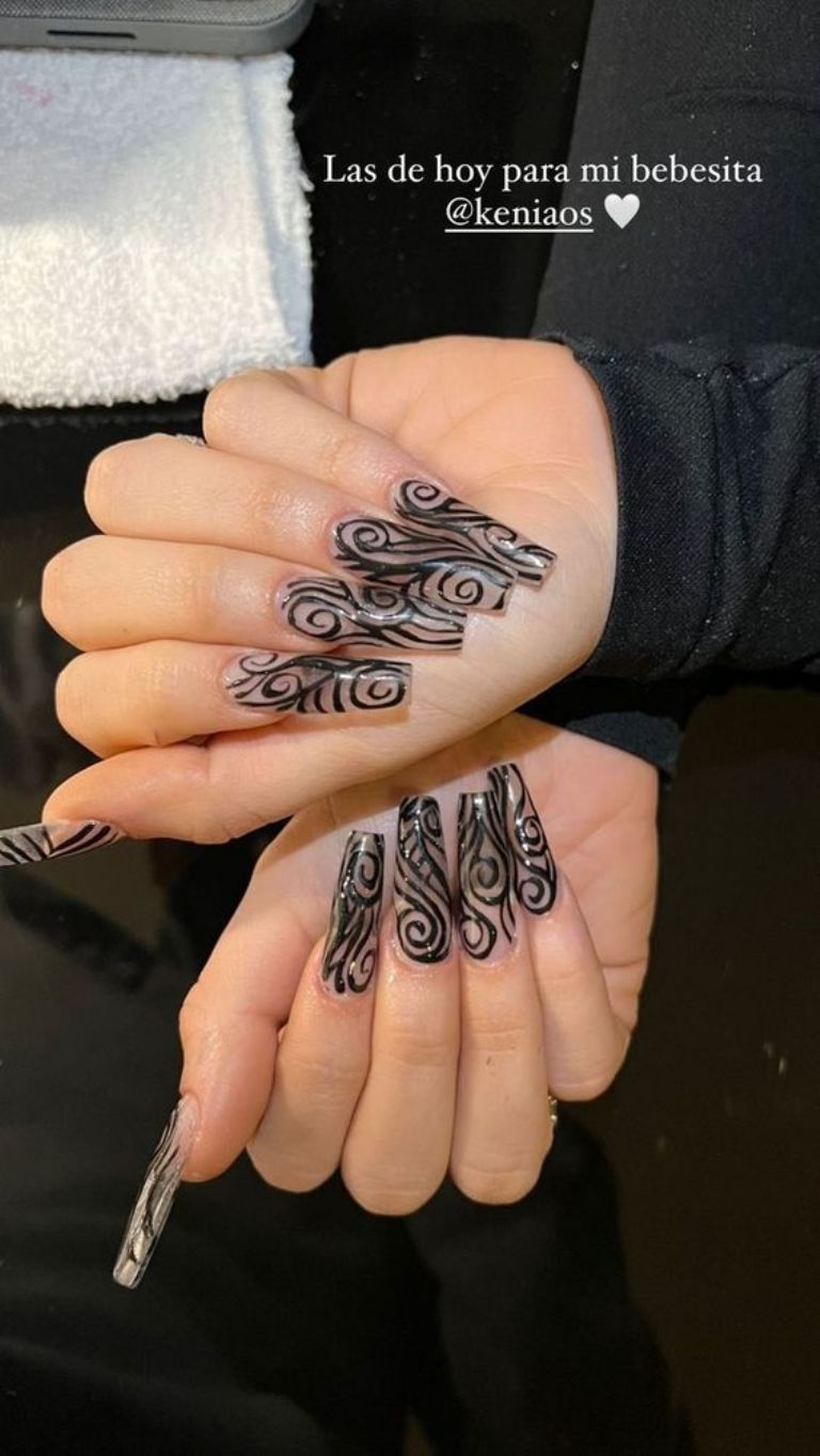 Estos diseños de uñas se verán increíbles en tu manicura si eres fan de Kenia Os