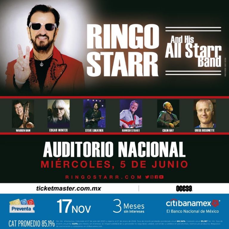 Ringo Starr en el Auditorio Nacional 2024