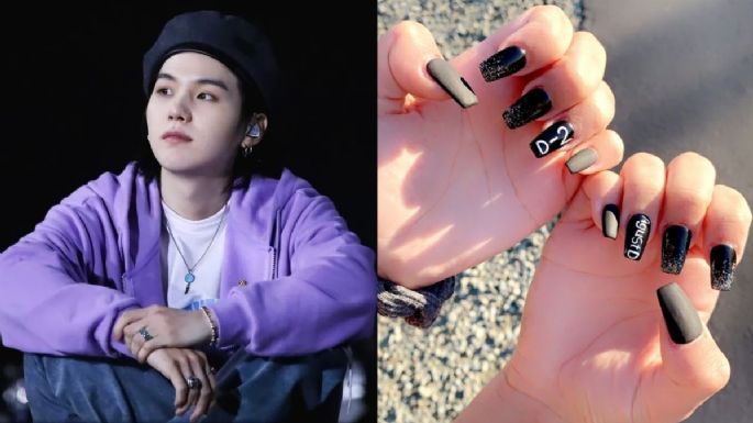 ARMY Nails: 5 ideas de uñas cuadradas inspiradas en Suga