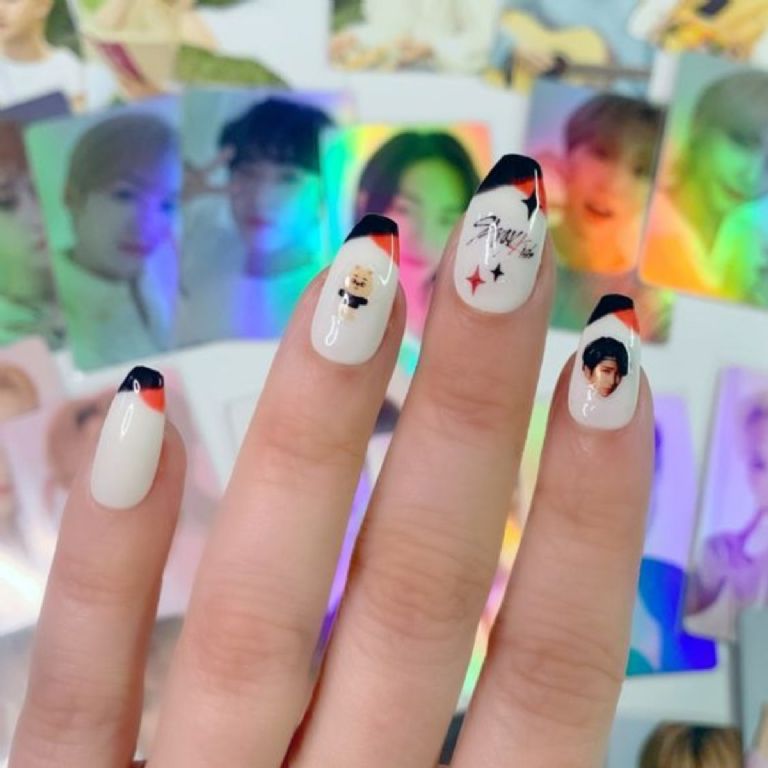 Si te gusta la banda de kpop Stray Kids tienes que hacerte una manicura con diseños de uñas de SKZOO