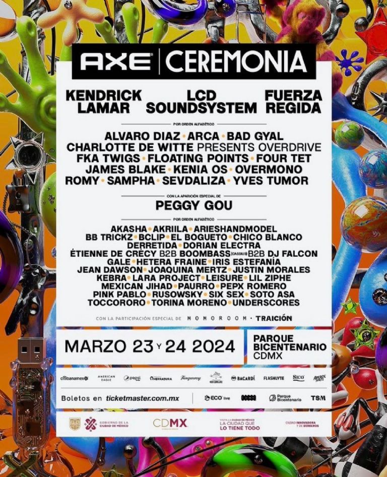 cartel completo ceremonia 2024