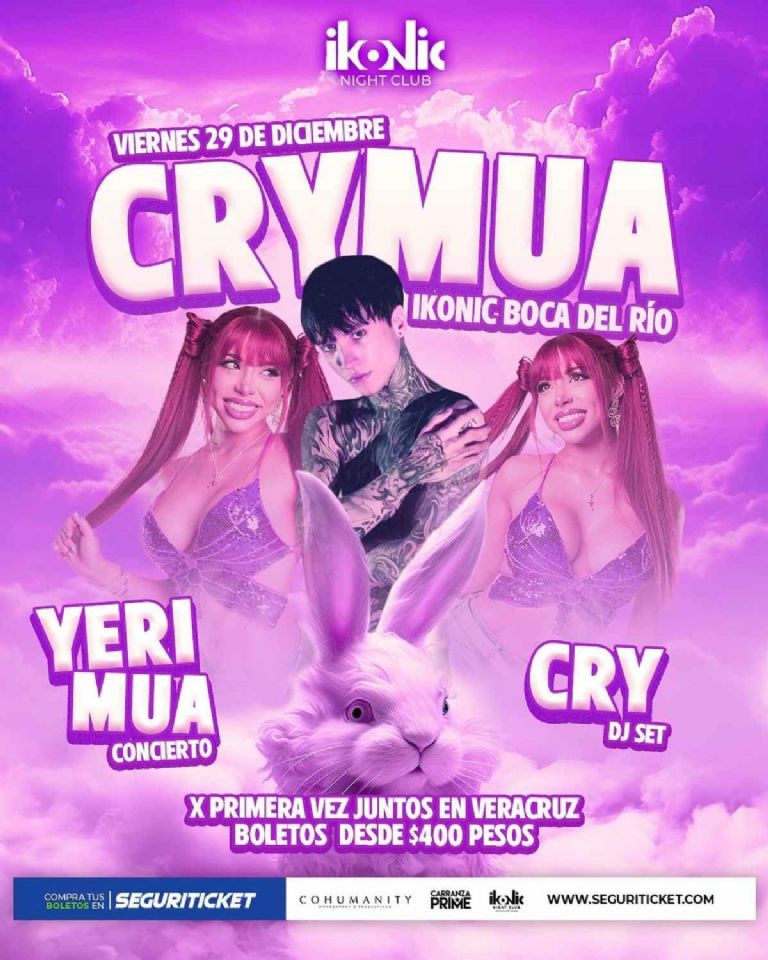 No te pierdas el concierto de fin de año de Yeri Mua y Cry