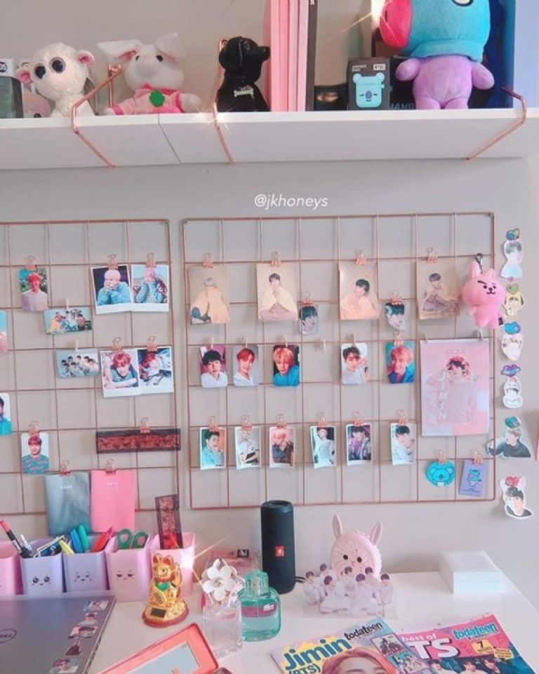 Puedes decorar tu escritorio con estas ideas de BTS