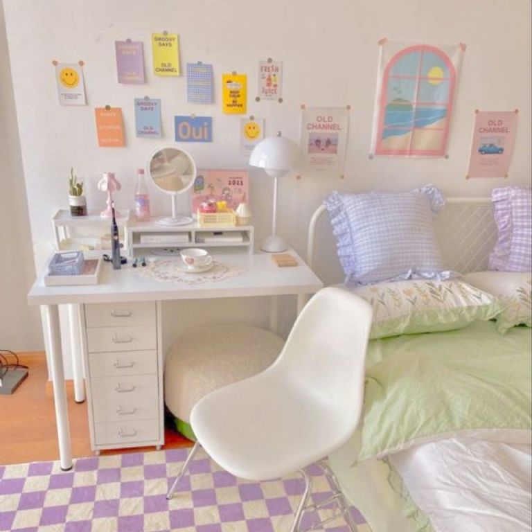 ideas de decoración cuarto estilo coquette como en doramas