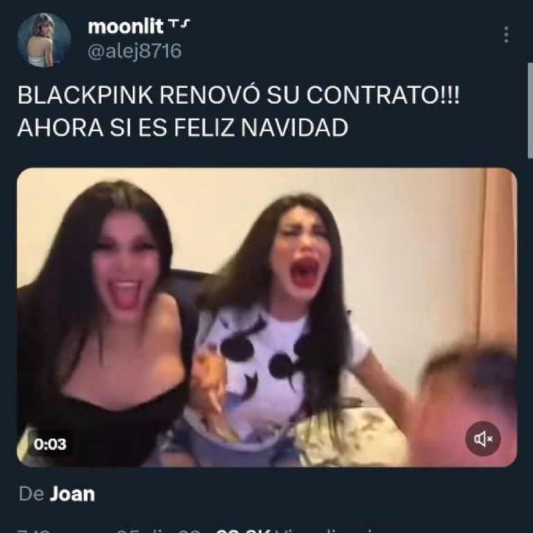 BLACKPINK renovación contrato memes