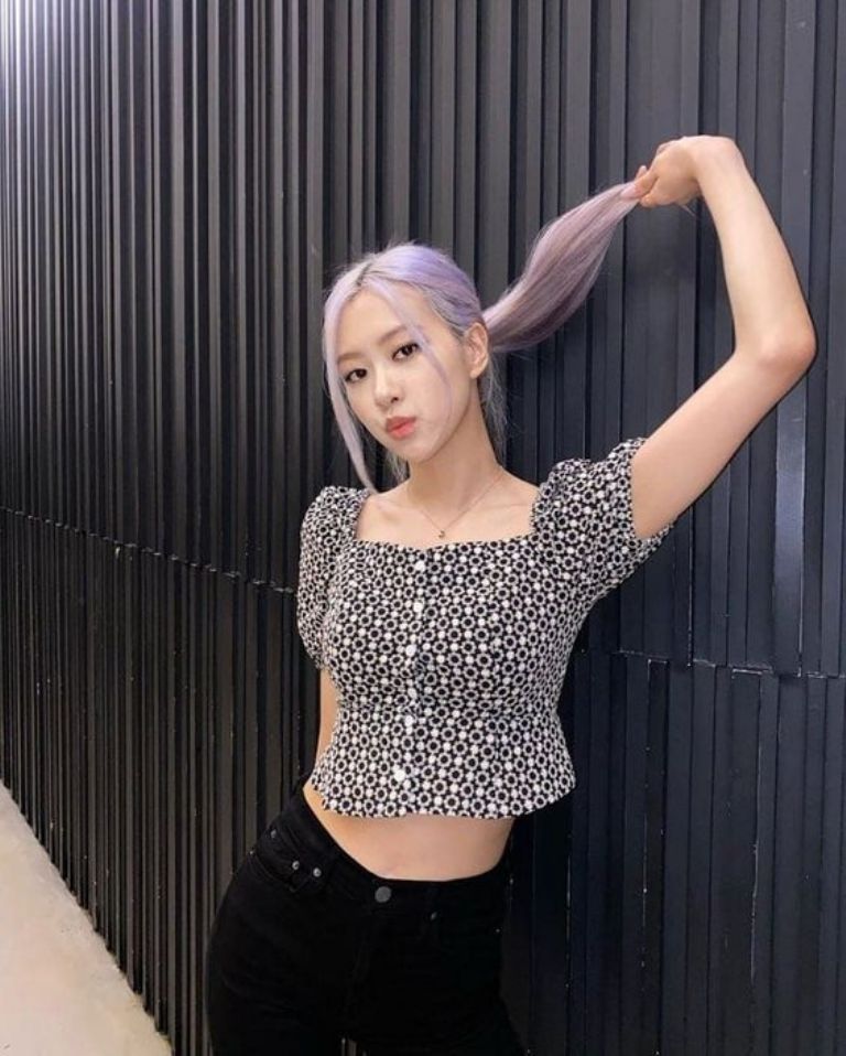 rosé outfits crop top BLACKPINK