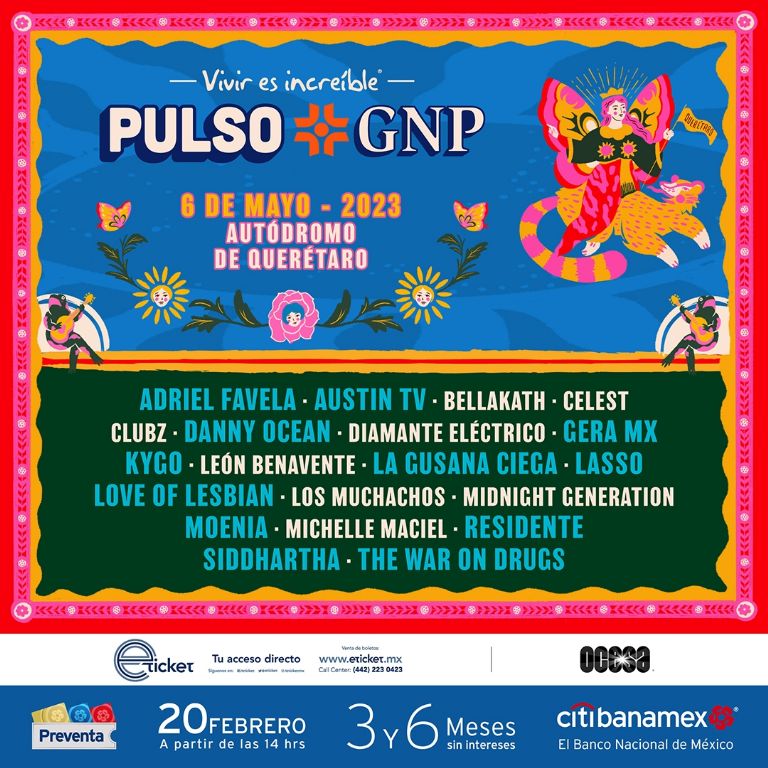 Cartel completo de Pulso GNP 2023