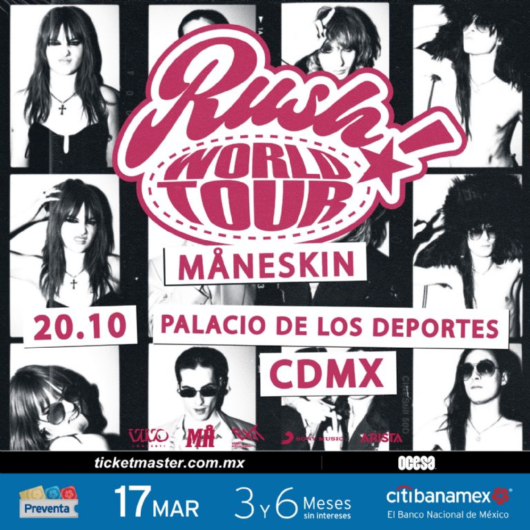 Precio de los boletos para el concierto de Maneskin en México
