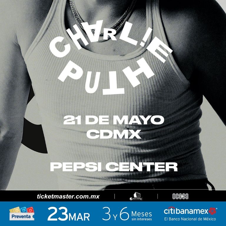 Precio de los boletos para concierto de Charlie Puth en México