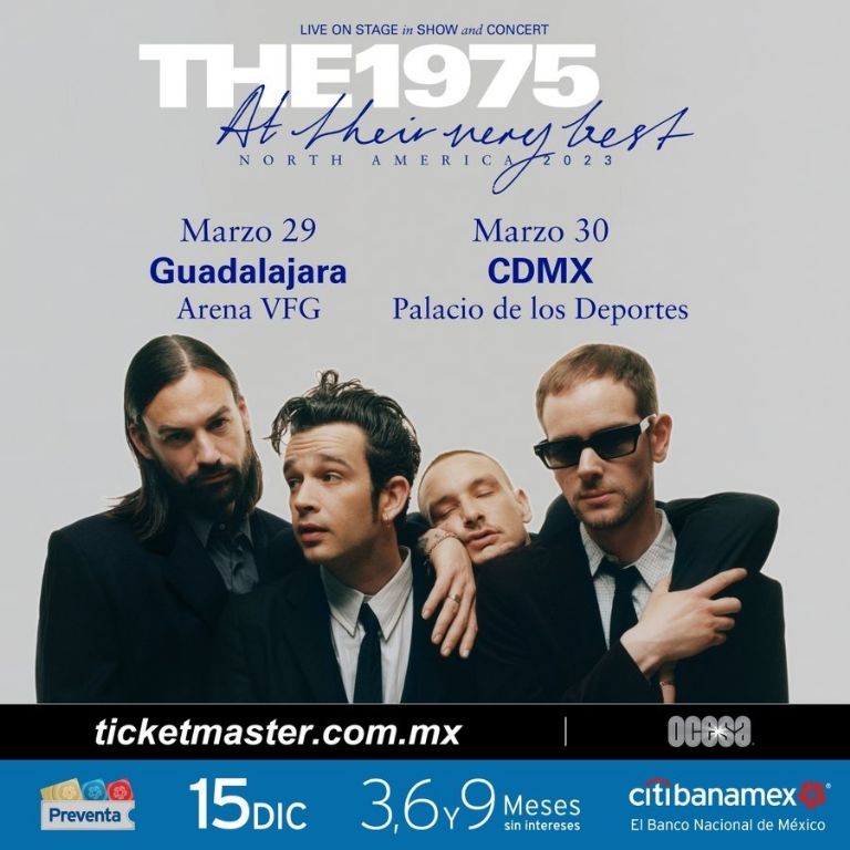 The 1975 lista canciones concierto CDMX