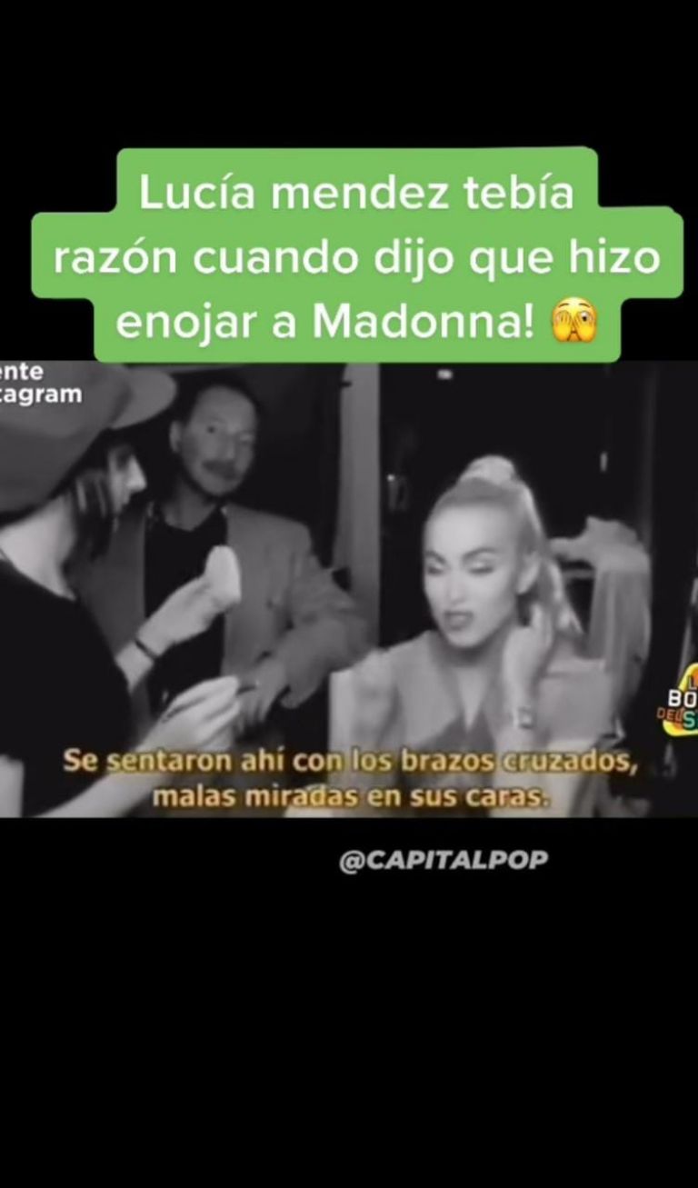 Lucía Méndez y Madonna se hicieron enemigas por un concierto