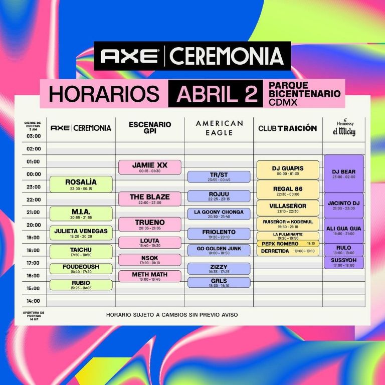 El AXE Ceremonia 2023 tuvo como invitados a Travis Scott y Junior H