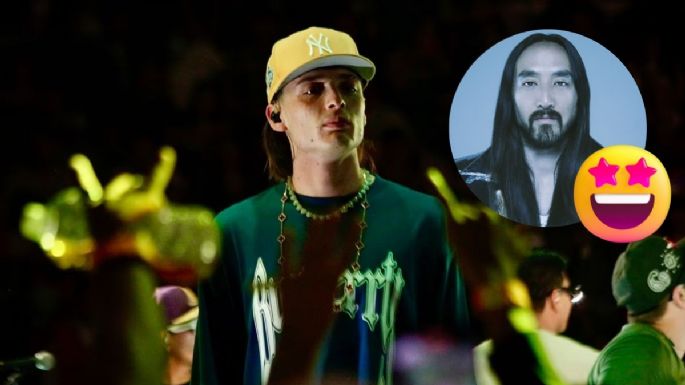 Steve Aoki se enamora de Peso Pluma y así lo demuestra