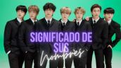 ¿Qué significan en español los nombres de los integrantes de BTS?