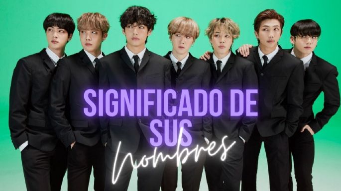 ¿Qué significan en español los nombres de los integrantes de BTS?