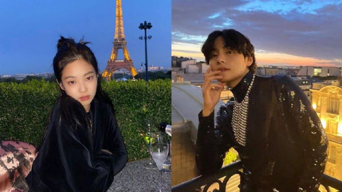 Aseguran que V de BTS y Jennie de BLACKPINK tuvieron una cita romántica en París