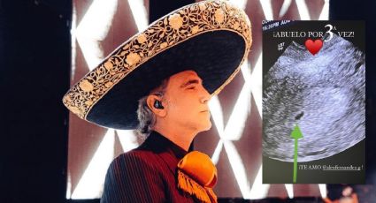 Alejandro Fernández se entera en pleno concierto que será ABUELO por tercera vez | VIDEO
