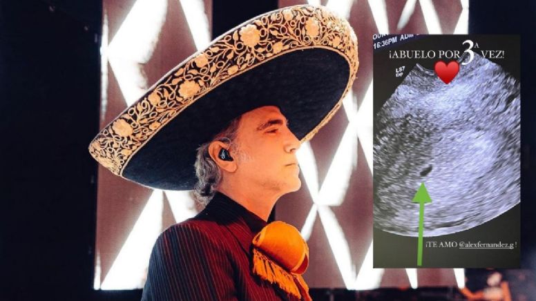 Alejandro Fernández se entera en pleno concierto que será ABUELO por tercera vez | VIDEO