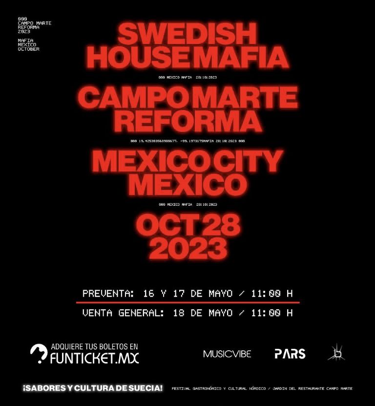 Precio de los boletos para el concierto de Swedish House Madia en México