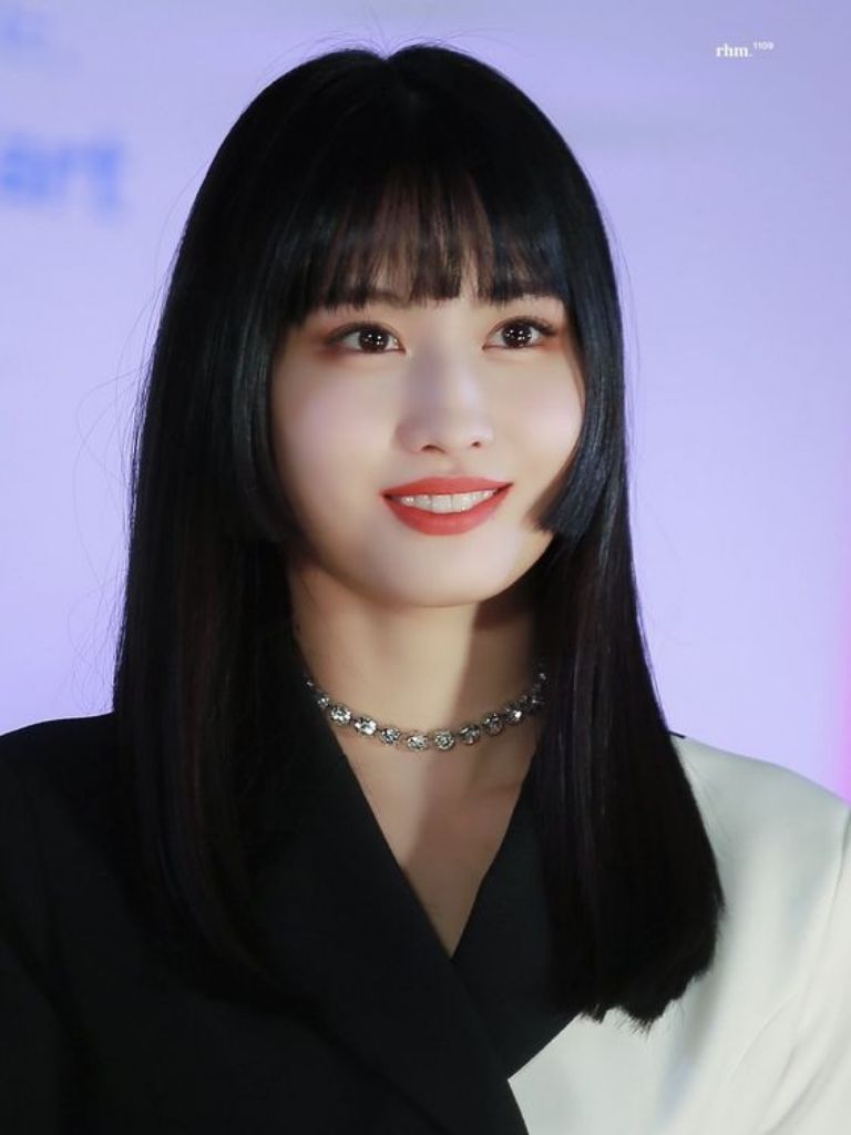 momo de twice corte de cabello tendencia k pop fotos