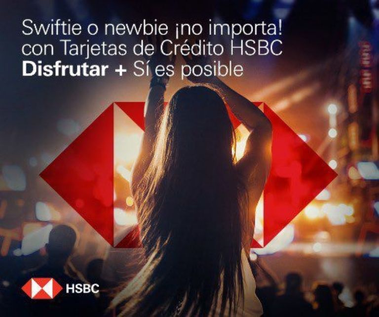 Taylor Swift HSBC boletos Ticketmaster