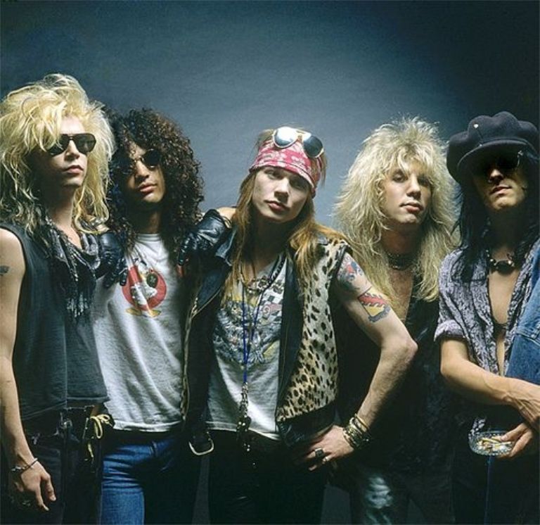 La canción de rock Sweet Child O Mine es la más popular de Guns N Roses