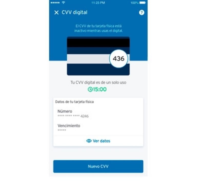Genera el número CVV de tu tarjeta de crédito en la app Citibanamex