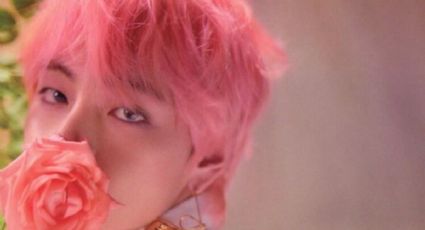 7 fotos de V de BTS de rosa que te harán enloquecer con su bello rostro