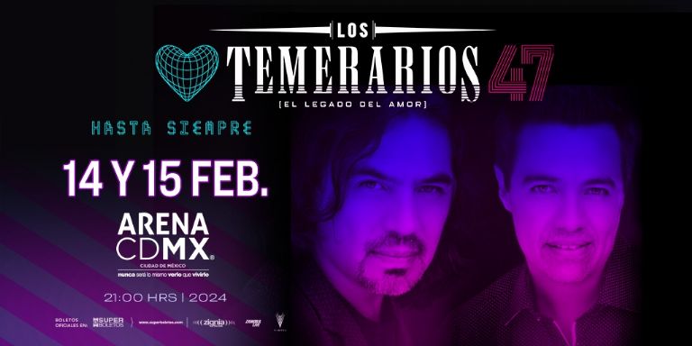 Los Temerarios tendrán su gira de despedida con más de un concierto en la CDMX y este es el precio de los boletos