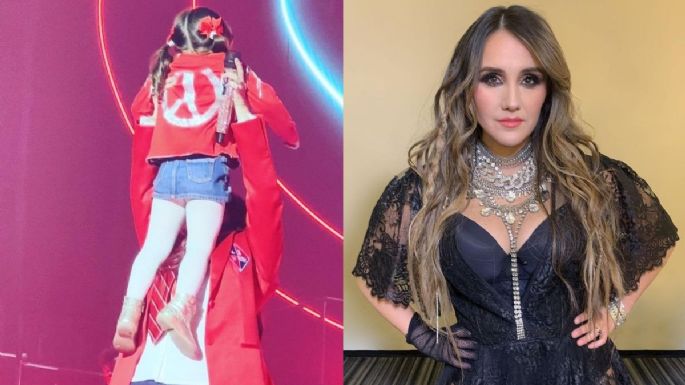 Dulce María sube a su hija al escenario en concierto de RBD y se roba los corazones de sus fans