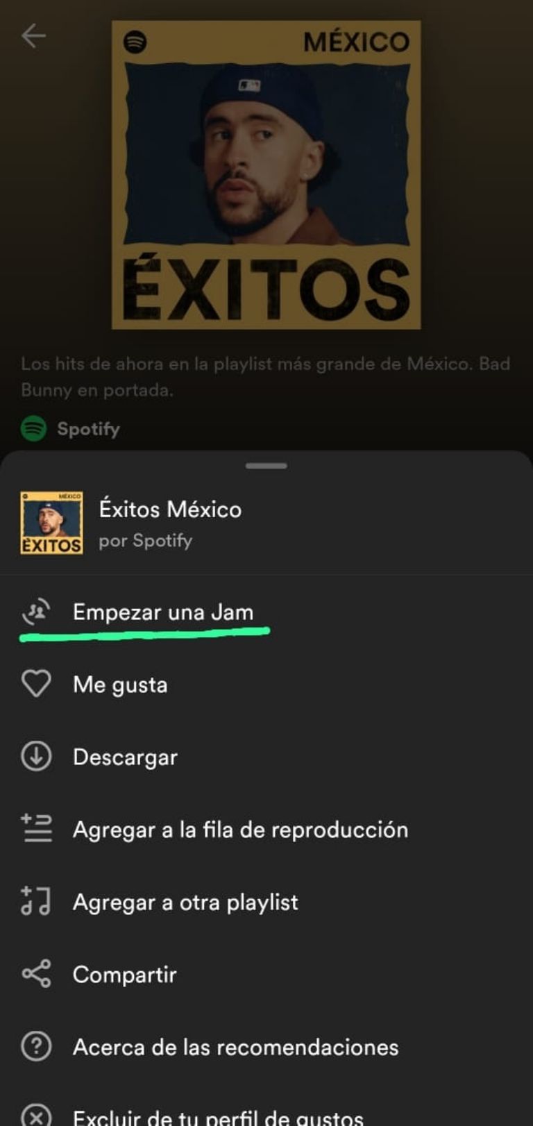 La app de música Spotify nos enseña su nueva modalidad Jam que te encantará