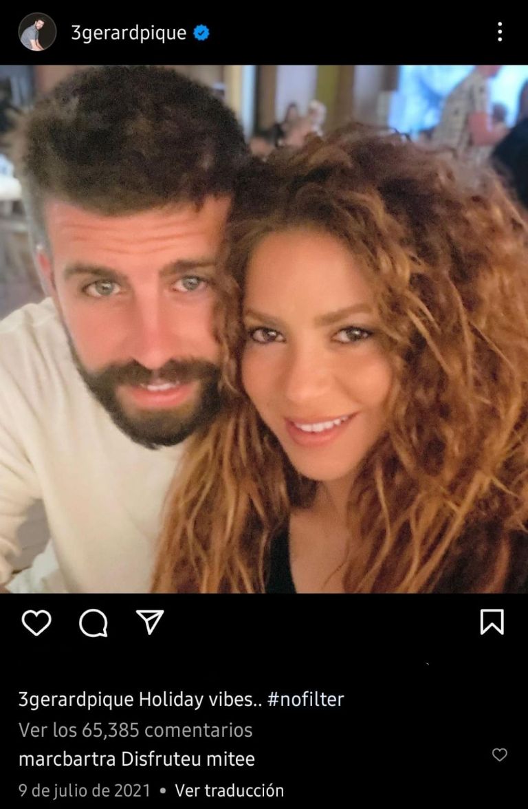 Tras su separación Shakira y Piqué han decidido no borrar sus fotos juntos
