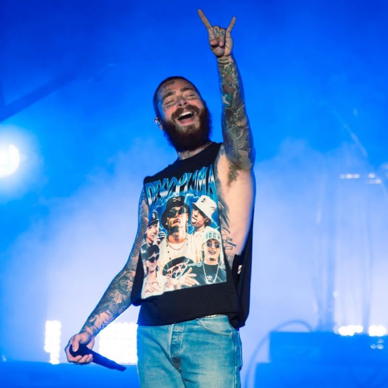 Post Malone estuvo con Peso Pluma en su concierto en el Foro Sol