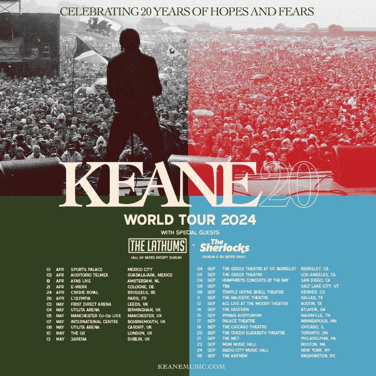 Keane concierto México precios boletos 