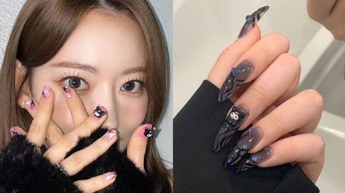 Manicura otaku: 5 diseños de uñas negras y kawaii inspirados en Kuromi