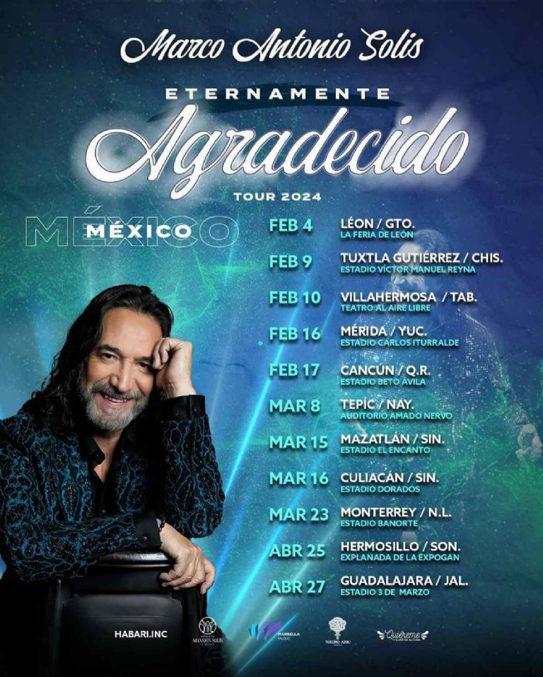 No te pierdas el concierto de Marco Antonio Solís en Monterrey y Guadalajara