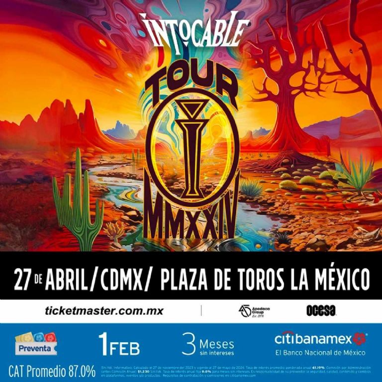 Intocable dará concierto en la Plaza de Toros La México y este es el precio de los boletos