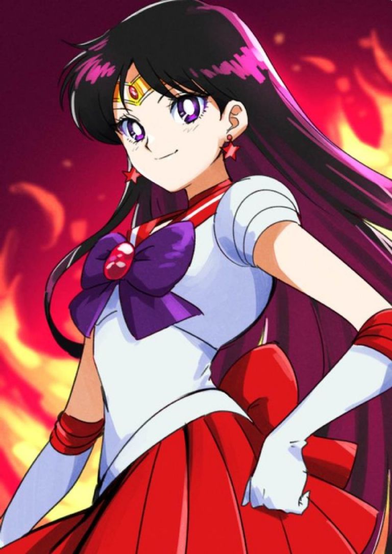 Así es como luciría Sailor Mars de Sailor Moon en la vida real según la inteligencia artificial