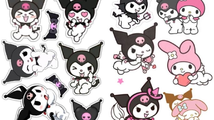 Hello Kitty: 5 plantillas bonitas para imprimir de Kuromi