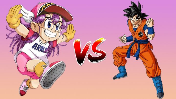 ¿Quién es más fuerte Arale o Goku?