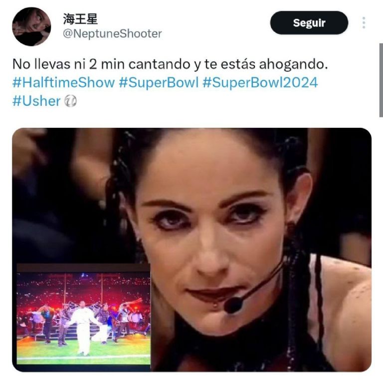 Usher le dio al público el show de medio tiempo del Super Bowl más aburrido