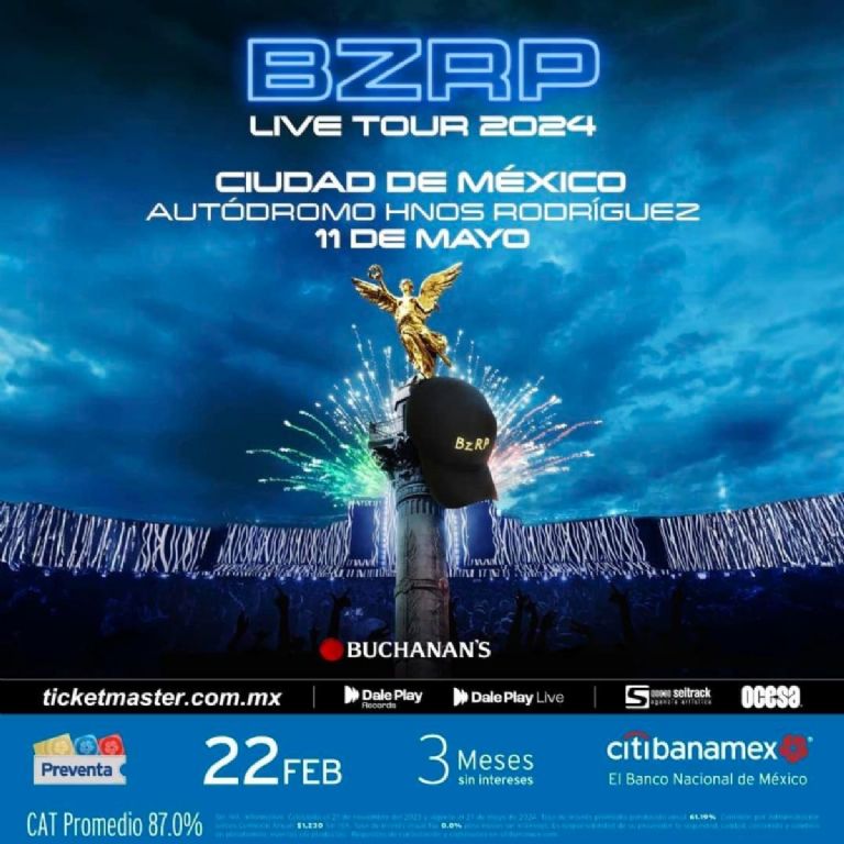 BZRP concierto México 2024 precios boletos