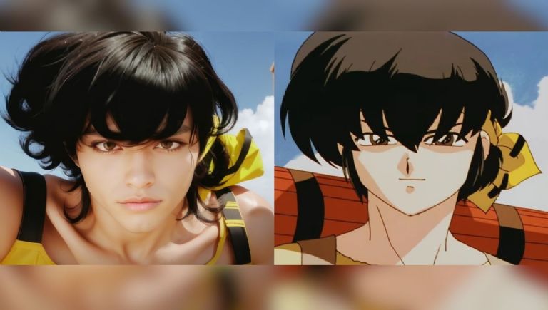 Ranma 1/2 personajes en la vida real según la inteligencia artificial