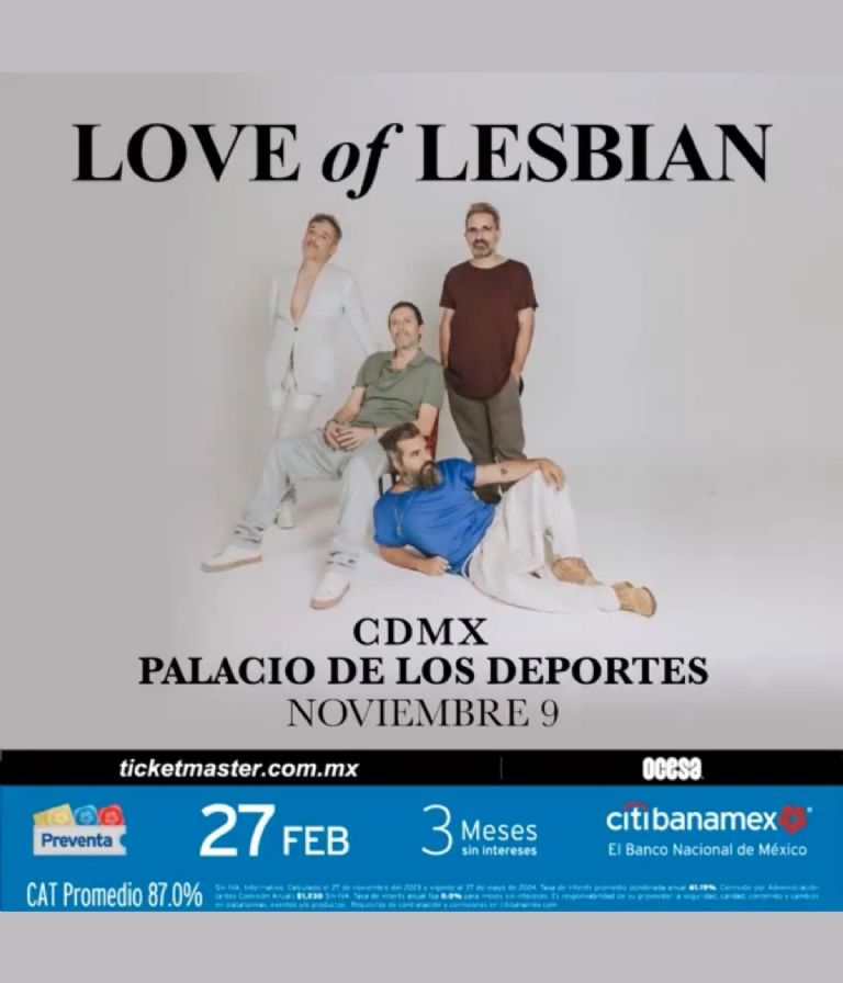 love of lesbian palacio de los deportes precios boletos