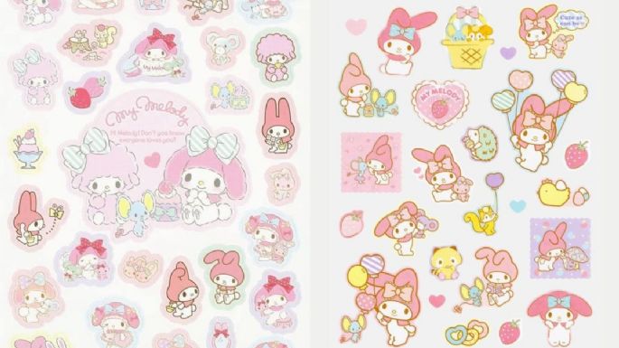 Hello Kitty: 5 plantillas bonitas de stickers de My Melody para imprimir